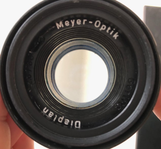 Pentacon AV Meyer Optik Diaplan 80mm F2.8 前玉 クモリ・カビを除去