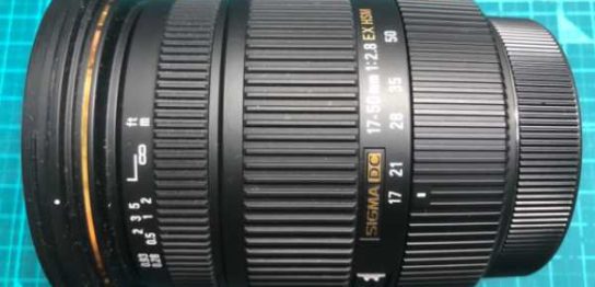 シグマ SIGMA 17-50mm F2.8 EX DC OS キヤノン用 ズーム動作不良レンズを買取りました