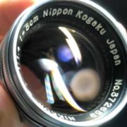 Nippon kougaku japan NIKKOR-S・C 5cm F1.4 カビ取りました