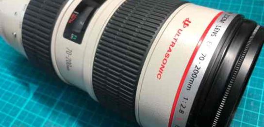 キヤノン Canon EF 70mm-200mm F2.8 L IS USM の落下故障（動作不可）カメラを買取りました