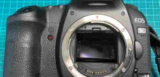 キヤノン Canon EOS 5d Mark II の落下故障（動作不可）カメラを買取りました
