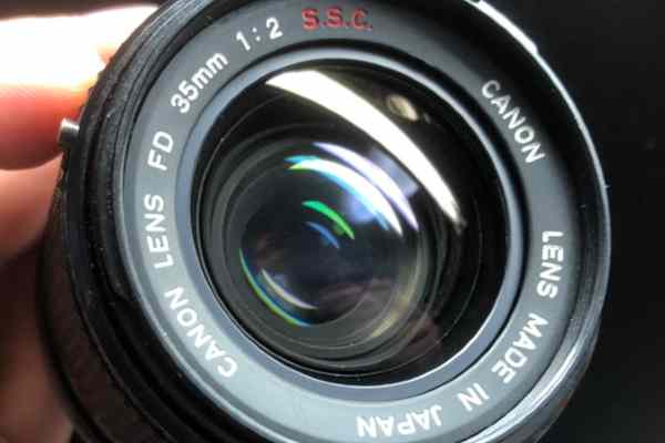 オールドレンズ修理】キヤノン Canon Lens FD 35mm F2 SSC s.s.c. カビ 
