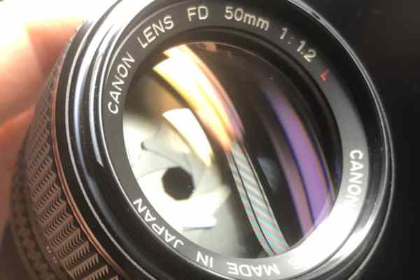 【オールドレンズ修理】キヤノン Canon New FD 50mm F1.2 L カビ取りました