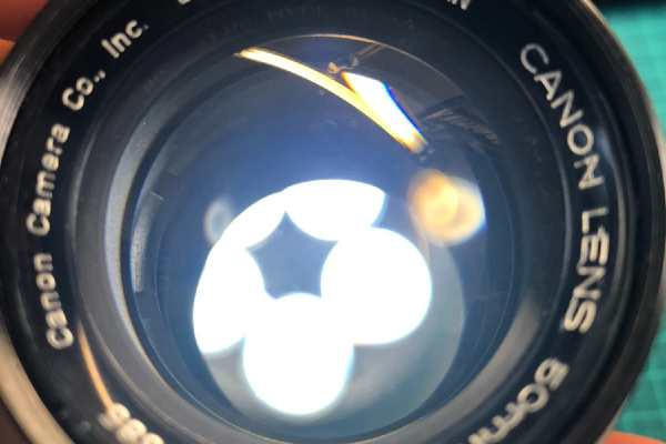 【オールドレンズ修理】キヤノン Canon Lens 50mm F1.4 Leica L39 カビ、クモリ付着 前玉のカビ、クモリ除去