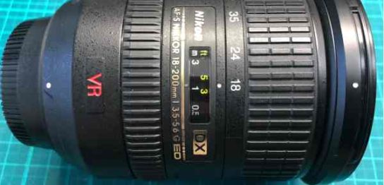 【レンズ買取】ニコン Nikon AF-S NIKKOR 18-200mm F3.5-5.6 G ED VR DX カビありの査定価格