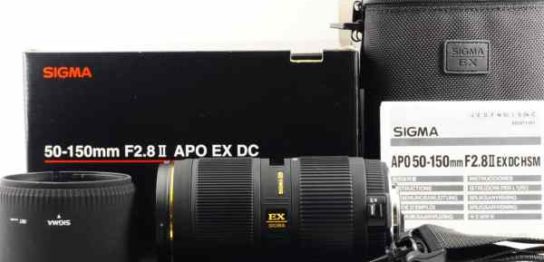 【レンズ買取】シグマ Sigma 50-150mm F2.8 II APO EX DC for Pentax 美品の査定価格