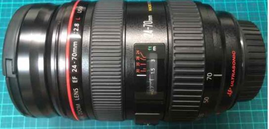 【レンズ買取】キヤノン Canon Zoom Lens EF 24-70mm F2.8 L USM MACRO シャッター不可（エラー01）の査定価格
