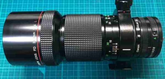 【レンズ買取】キヤノン Canon Lens FD 300mm F4 L 絞り羽根固着の査定価格