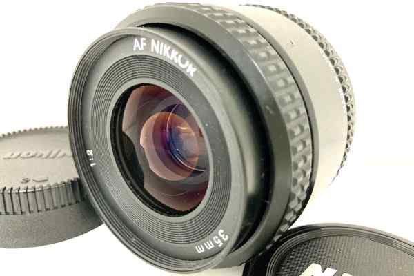 【レンズ買取】ニコン Nikon AF NIKKOR 35mm F2 絞り羽根に油染みありの査定価格