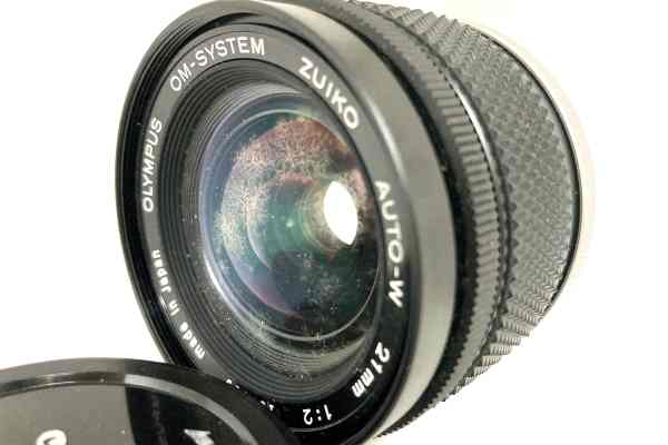 【レンズ買取】オリンパス OLYMPUS OM-SYSTEM ZUIKO AUTO-W 21mm F2 カビ・クモリありの査定価格