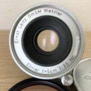 【レンズ買取】ライカ Leica elmar 50mm F3.5 Mマウント クモリ・傷ありの査定価格