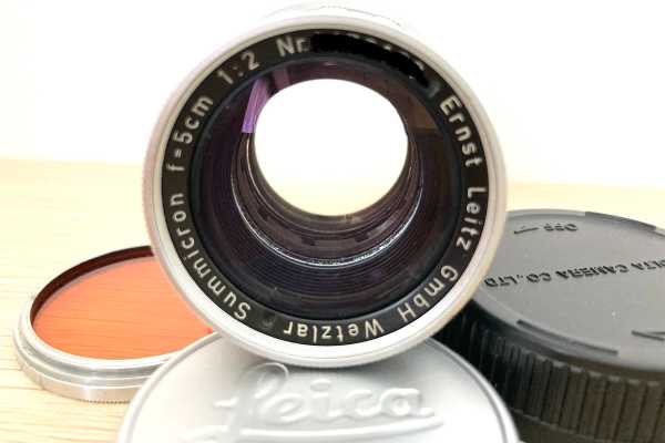 【レンズ買取】ライカ Leica summicron 50mm f2 Mマウント バルサム切れ・クモリありの査定価格