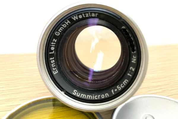 【レンズ買取】ライカ Leica summicron 50mm f2 Lマウント クモリ・絞り羽根に油染みありの査定価格