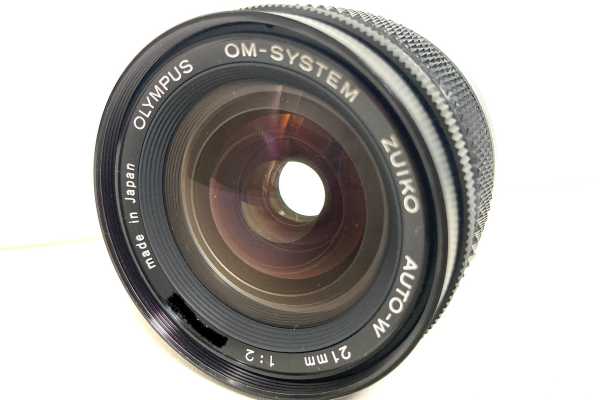 【レンズ買取】オリンパス OLYMPUS OM-SYSTEM ZUIKO AUTO-W 21mm F2 点カビの査定価格