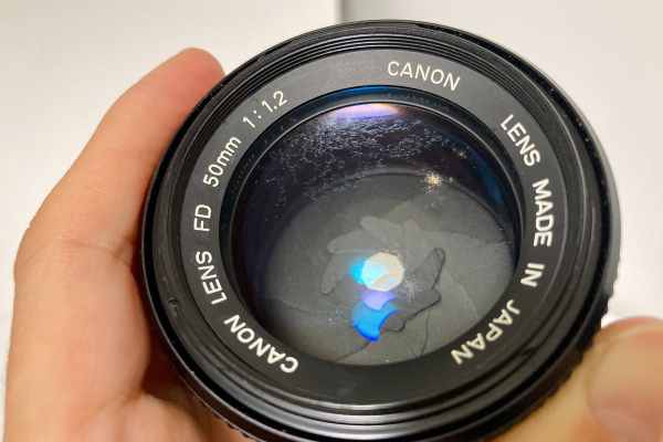 【レンズ買取】キヤノン Canon New FD 50mm F1.2 カビありの査定価格
