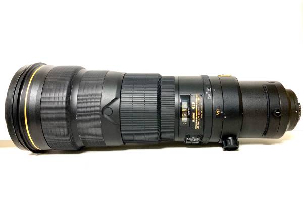 【レンズ買取】ニコン Nikon AF-S NIKKOR 500mm F4 G ED VR 美品の査定価格