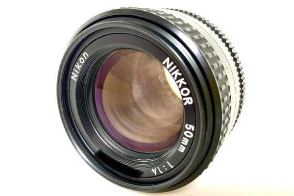 レンズ買取】ニコン Nikon NIKKOR 50mm F1.4 Ai-s カビ・油染みの査定 