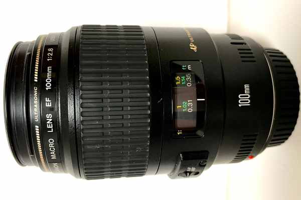 【レンズ買取】キヤノン CANON MACRO LENS EF 100mm F2.8 USM カビ・バルサム切れありの査定価格