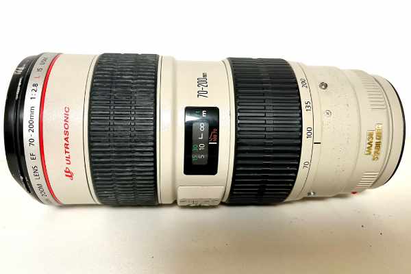 【レンズ買取】キヤノン Canon EF 70mm-200mm F2.8 L IS USM 落下変形・歪み・割れの査定価格