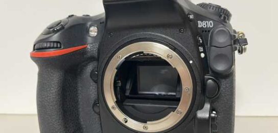 【カメラ買取】ニコン Nikon D810 一眼レフカメラ 耐久シャッター回数超過、ゴム剥がれの査定価格