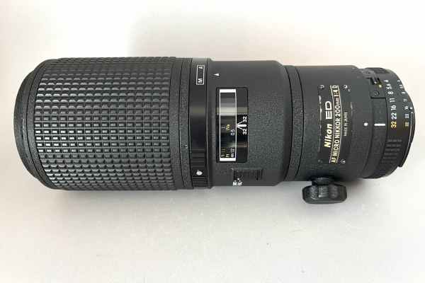 【レンズ買取】ニコン Nikon AF MICRO NIKKOR 200mm F4D ED AF不良の査定価格