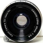 【レンズ買取】キヤノン Canon Lens 35mm F2.8 For Leica L39 クモリ・絞り羽根に油ありの査定価格