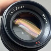 【オールドレンズ修理】コンタックス Contax 50mm F1.4 Planar AEJ T* Y/C マウント 絞り羽根動作不良、カビ・クモリありを改善させました