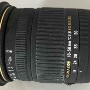 【レンズ買取】シグマ SIGMA DC EX MACRO 18-50mm F2.8 For Canon 白化・異音の査定価格