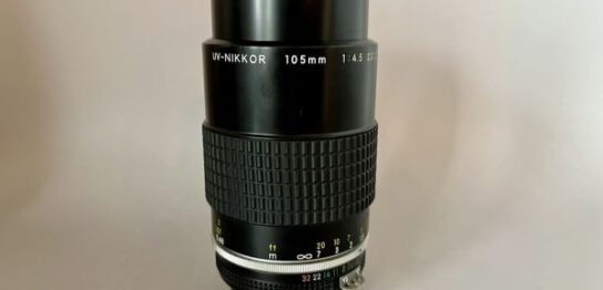 【レンズ買取】ニコン Nikon UV-NIKKOR 105mm F4.5 Ai-s カビ・クモリ・絞り不良の査定価格