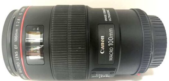 【レンズ買取】キヤノン Canon MACRO LENS EF 100mm F2.8 L IS USM ゴム白化の査定価格