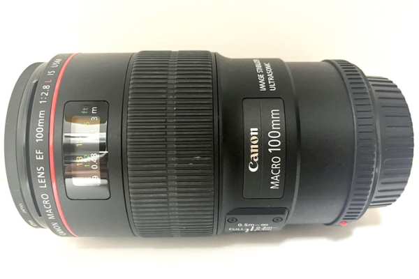 【レンズ買取】キヤノン Canon MACRO LENS EF 100mm F2.8 L IS USM ゴム白化の査定価格